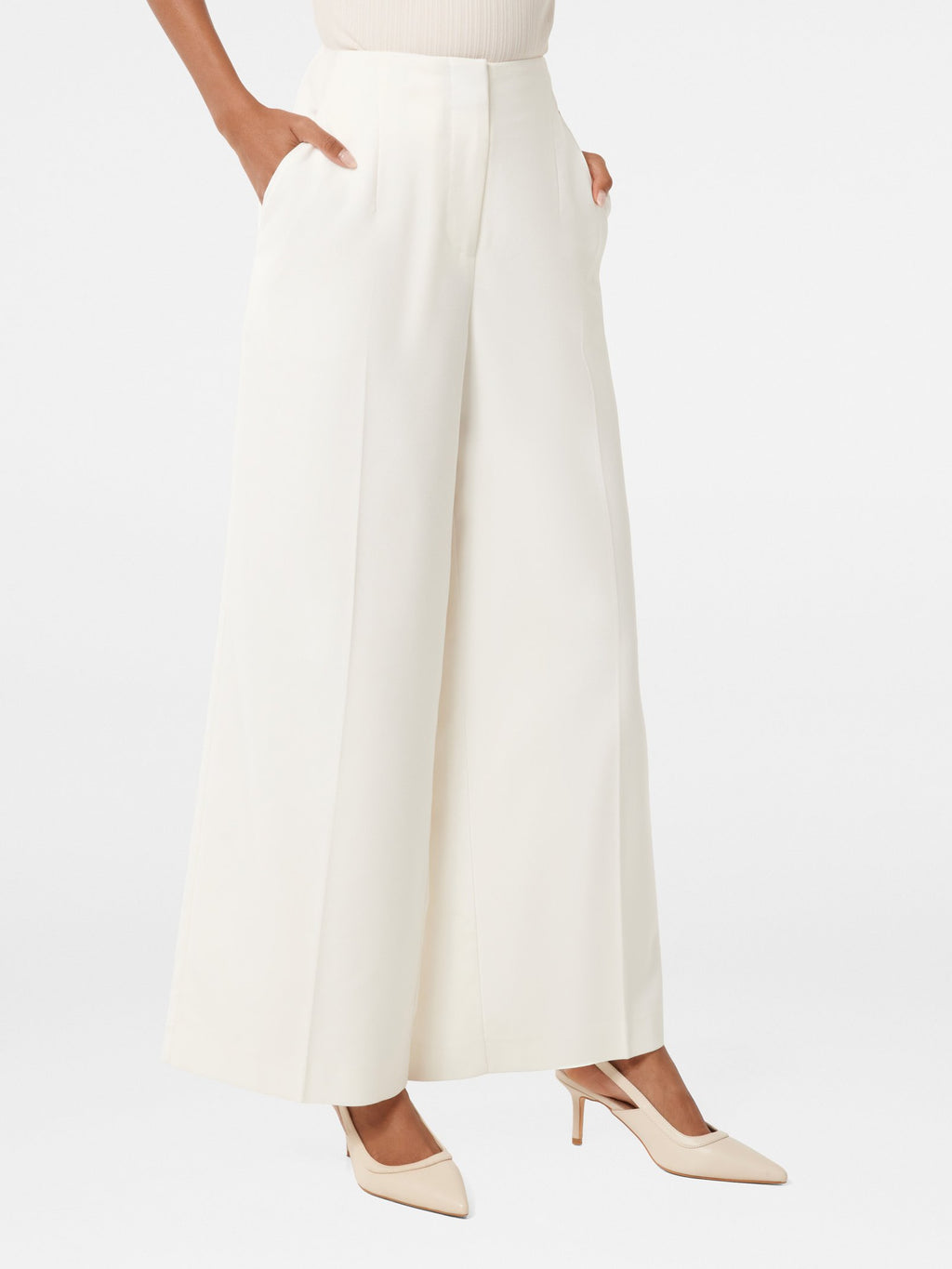 Frieda Petite High Waist Wide Leg Pant