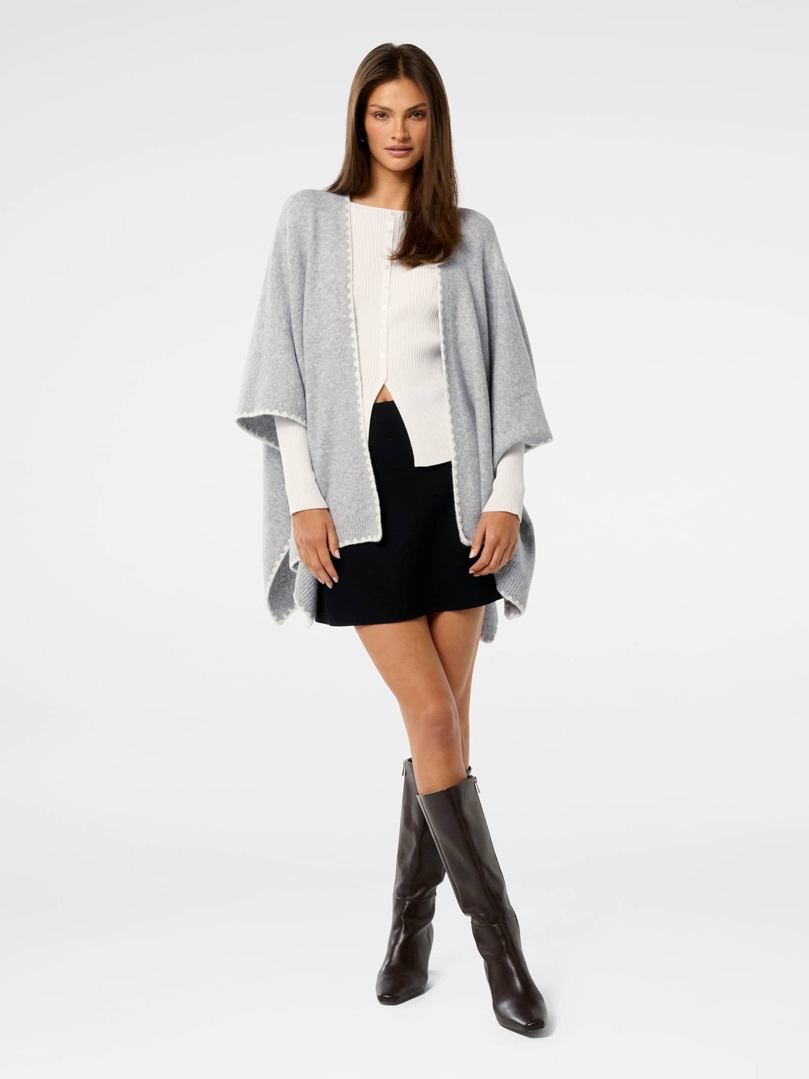 Sara Stitch Detail Cape