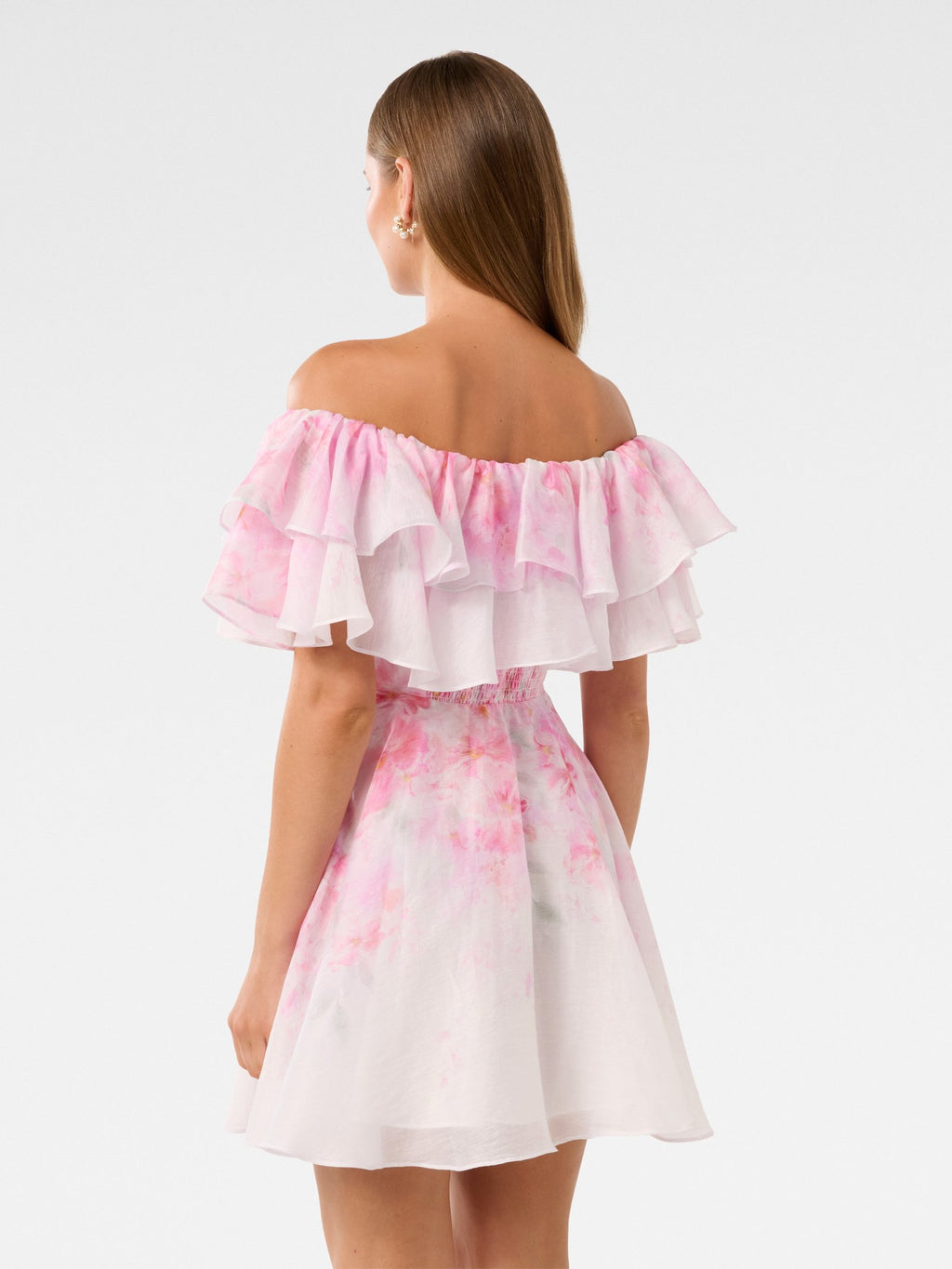 Ellie Ruffle Mini Dress