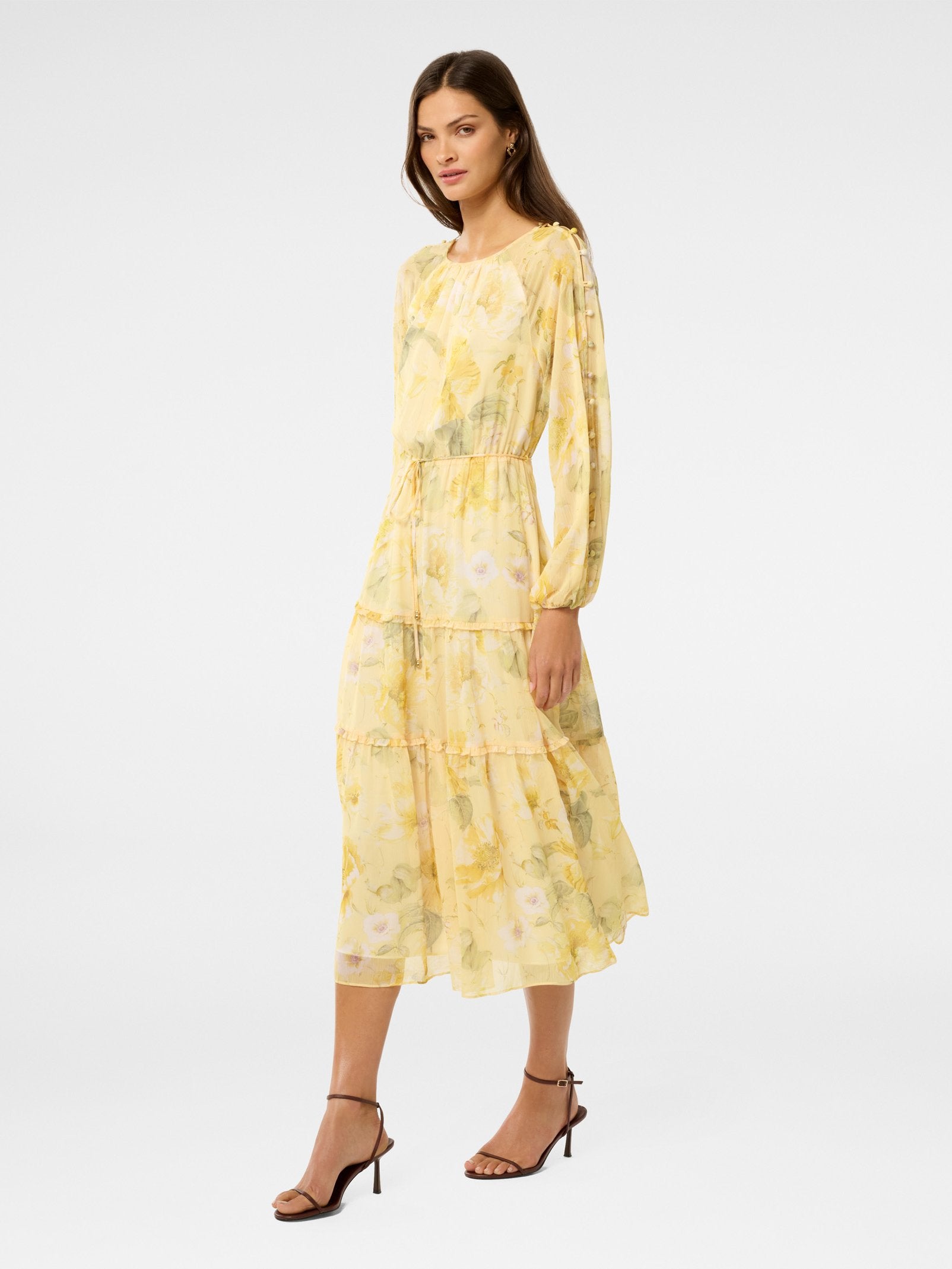  Wendy Waist Tie Midi Dress