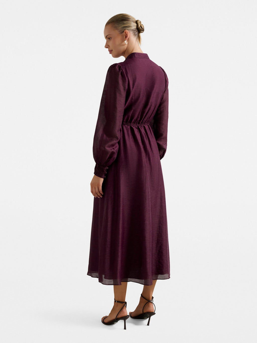 Yasmin Floral Applique Midi Dress
