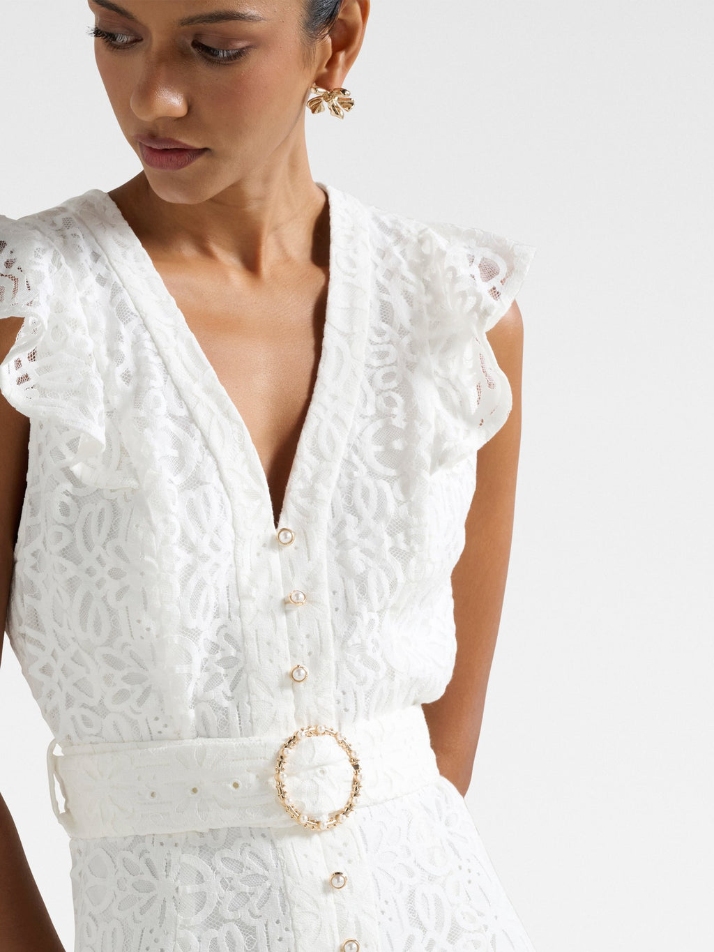  Sinead Petite Lace Mini Dress
