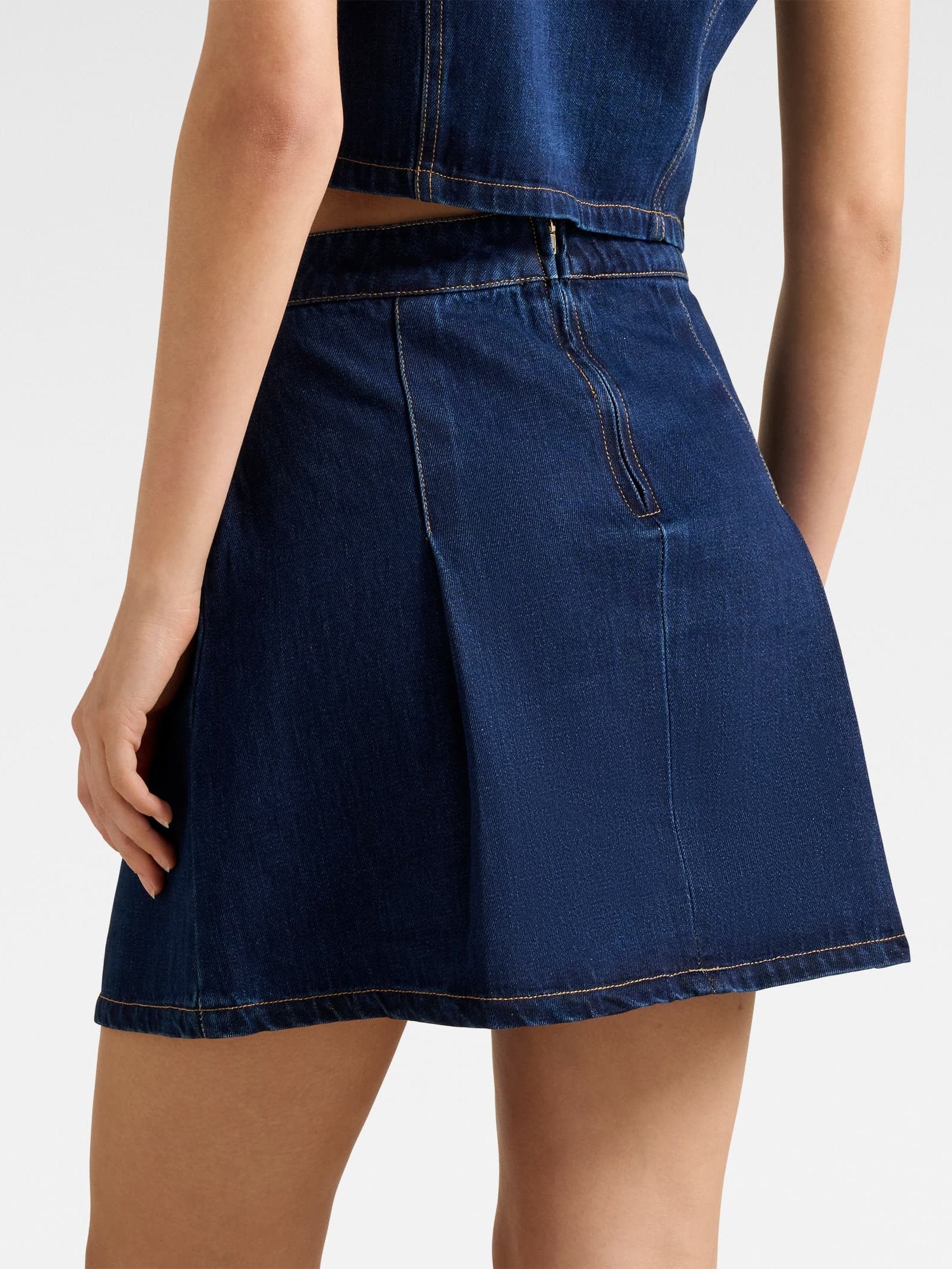  Elise Mini Denim Skirt
