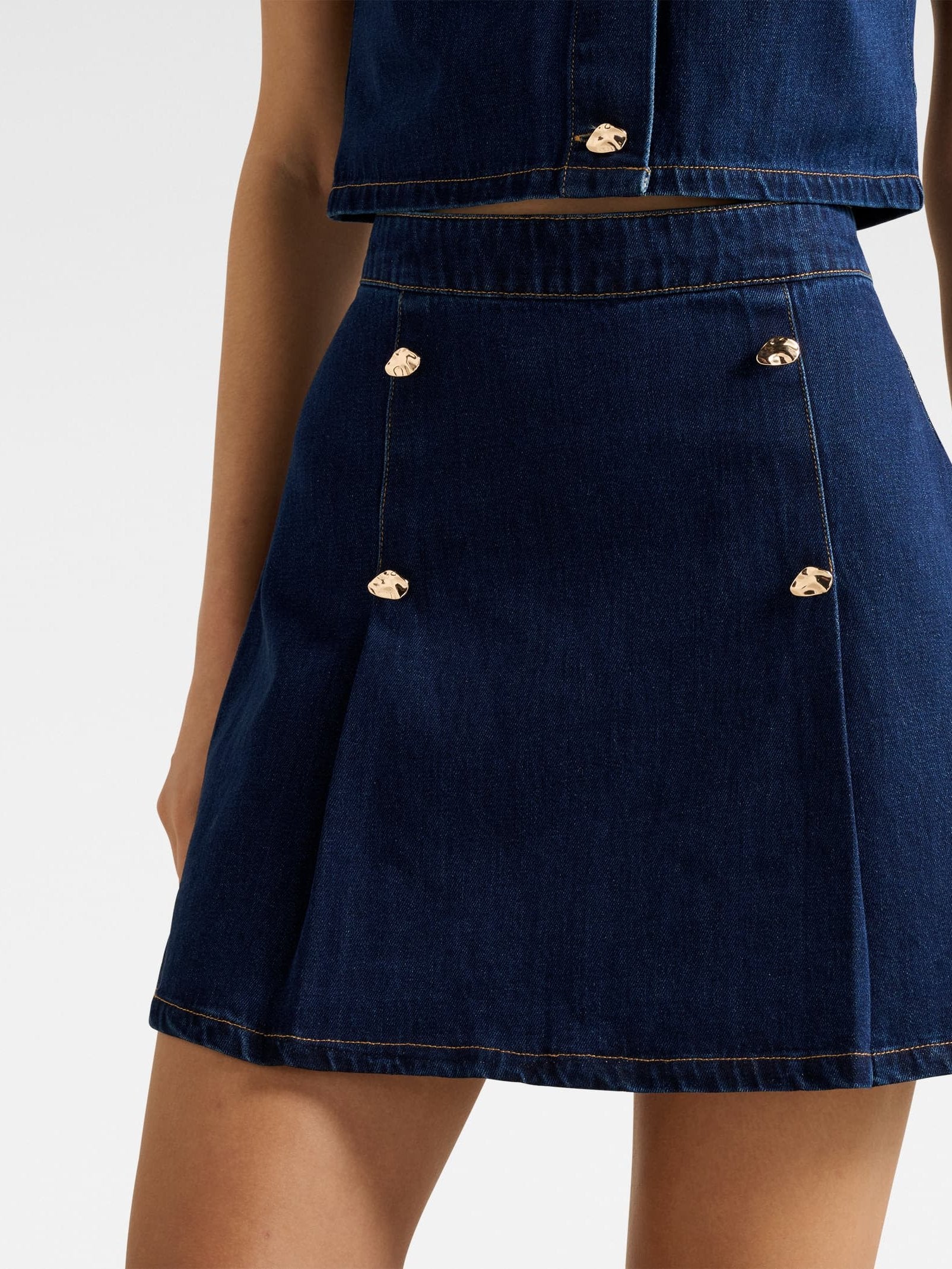  Elise Mini Denim Skirt