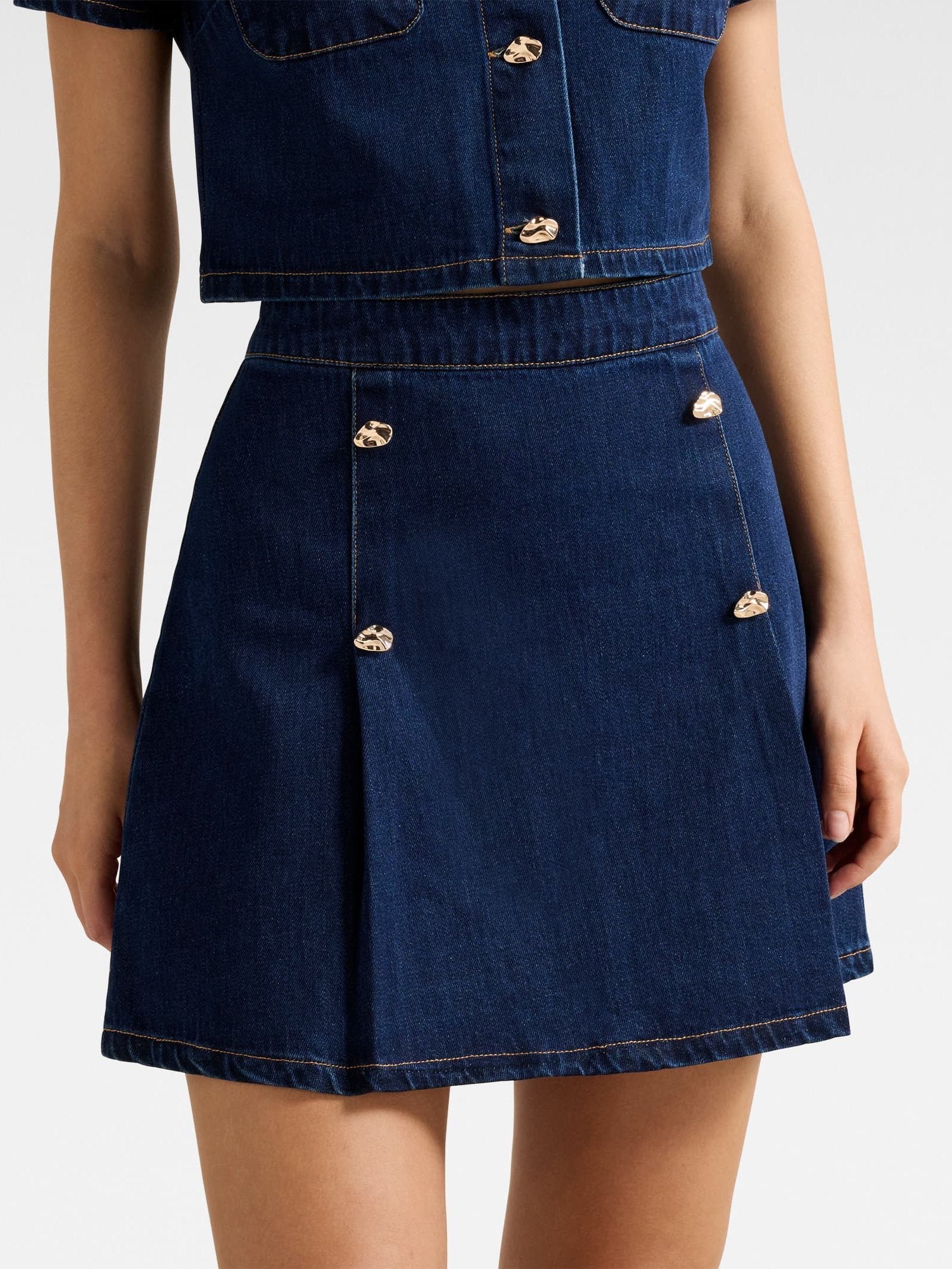  Elise Mini Denim Skirt