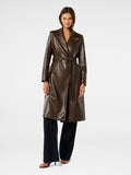 Gabbi Vegan Leather Trench