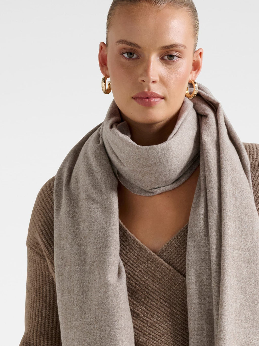  Sasha Solid Scarf