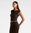 Jazelle Hardware Drape Detail Top