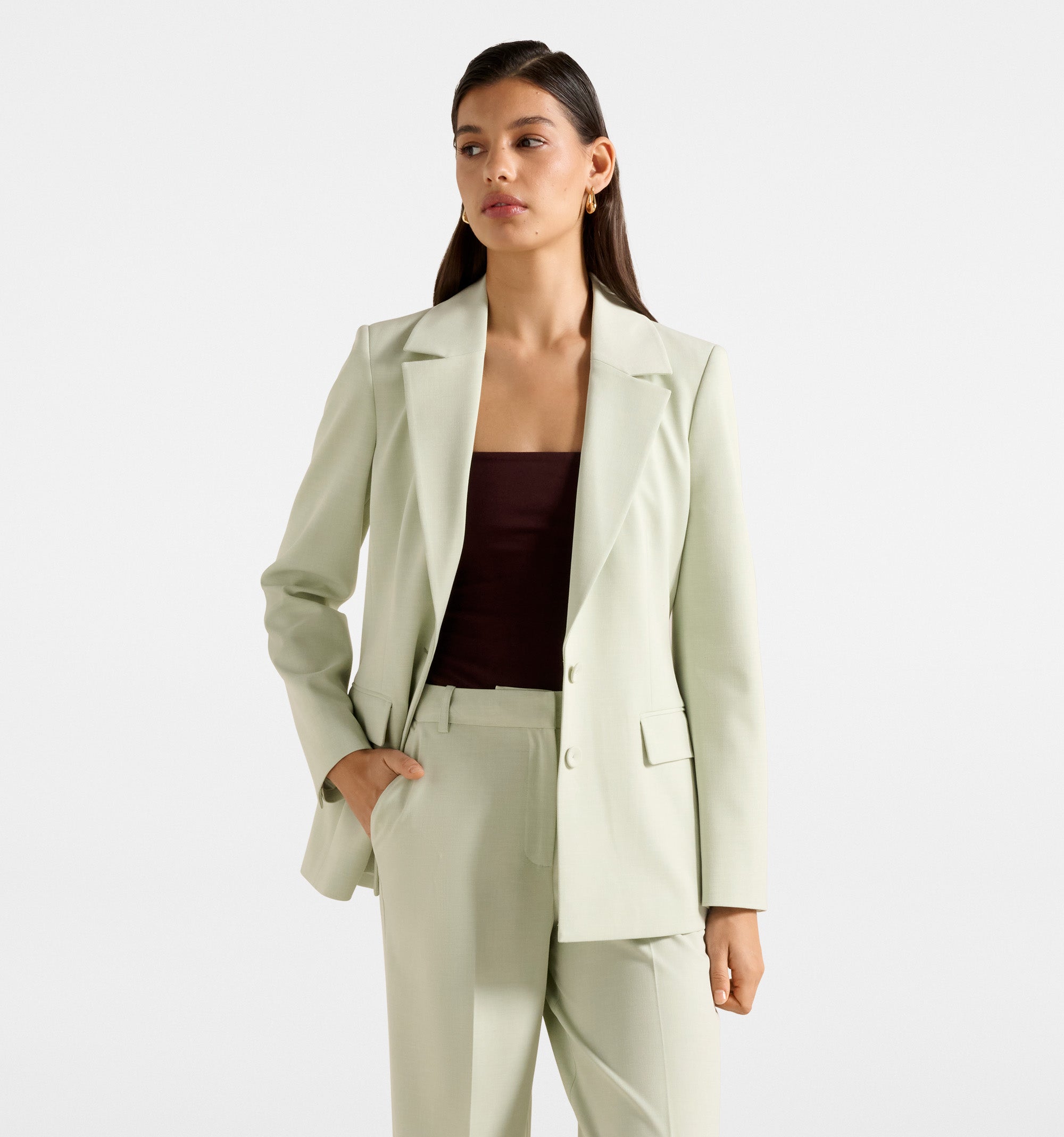 Veda Nipped Waist Blazer