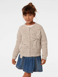 Nellie Girls Bow Knit Cardi