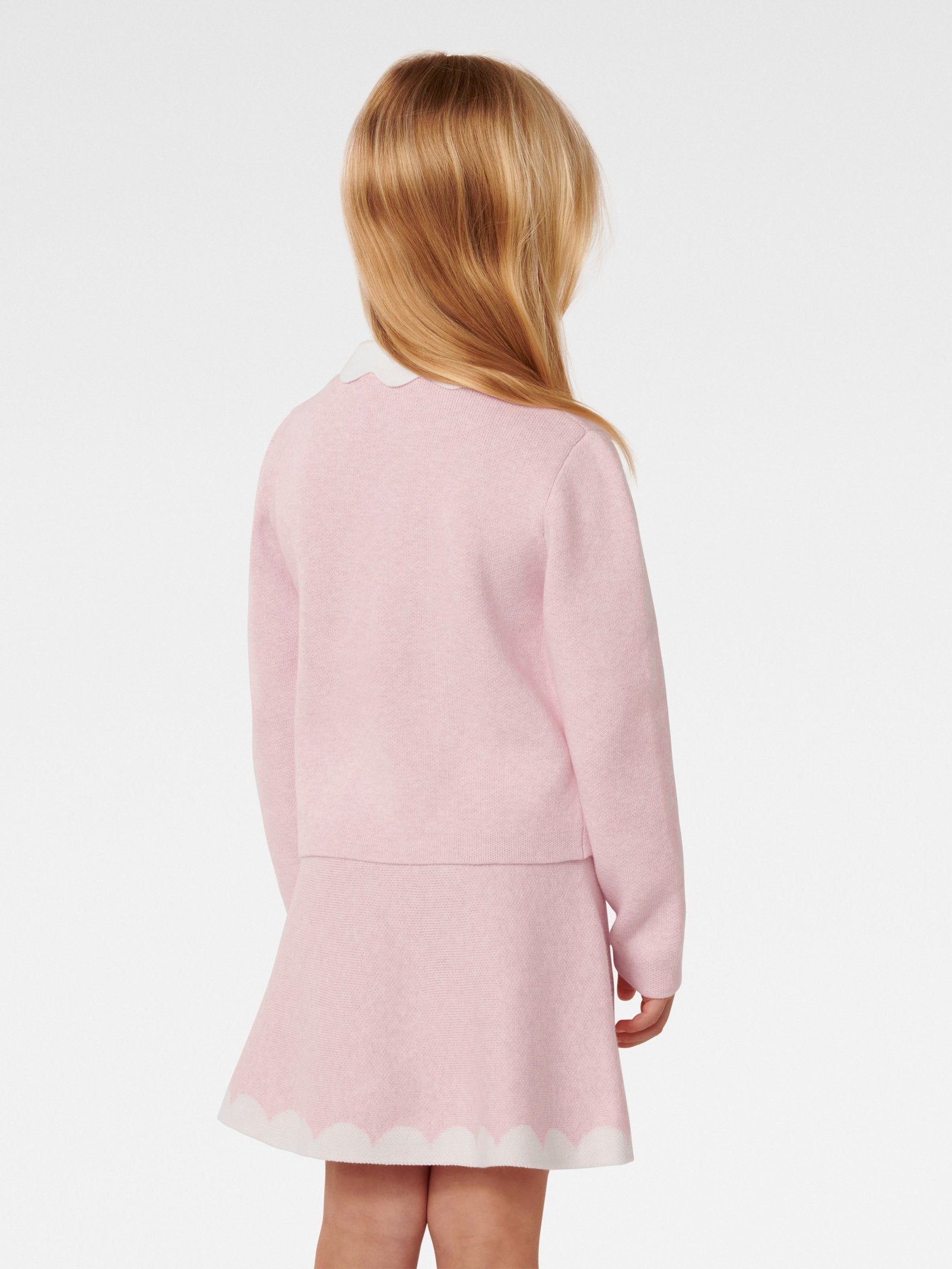 Miriam Girls Scallop Kn Skirt