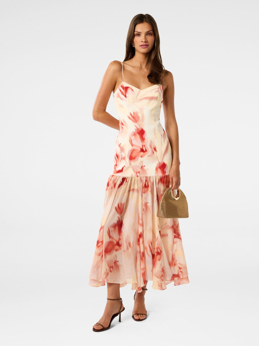  Luca Dropped Waist Maxi Dress