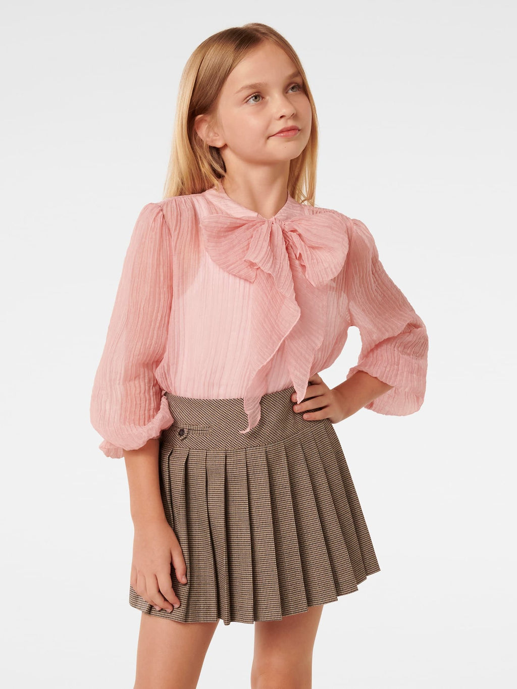 Darcee Teen Bow Blouse