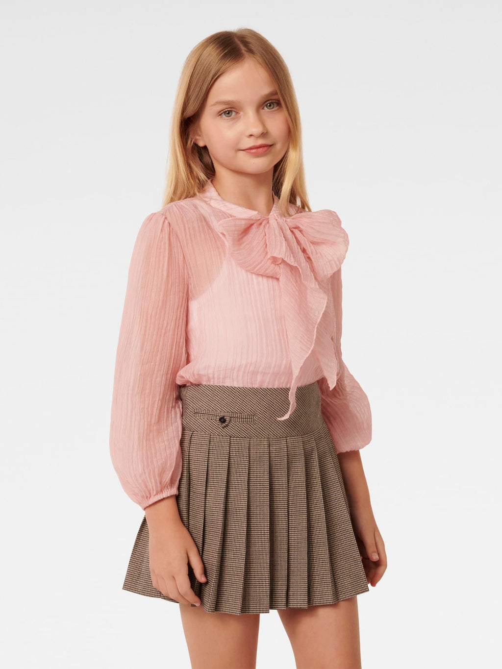 Darcee Teen Bow Blouse