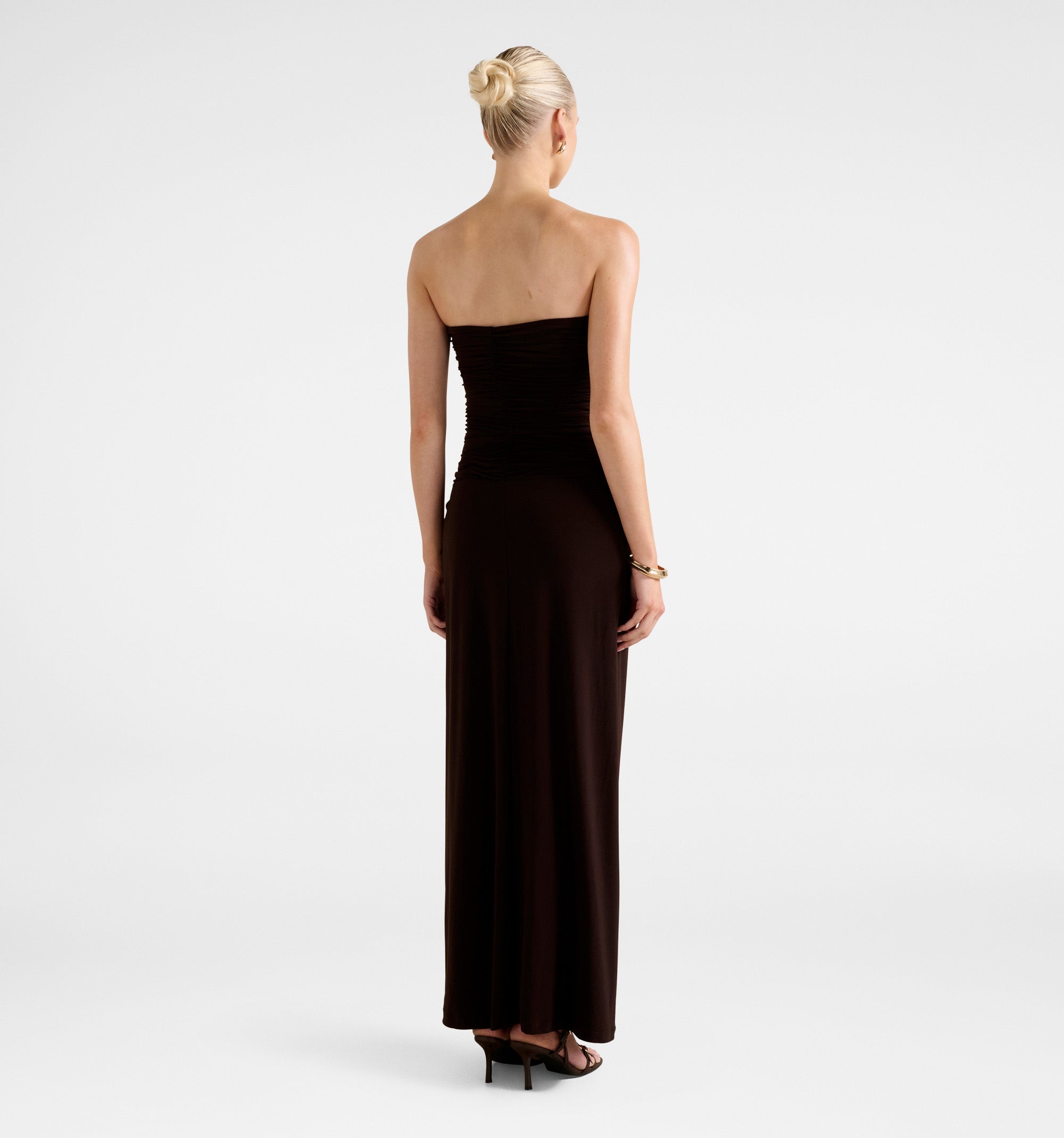 Keely Strapless Jersey Maxi Dress