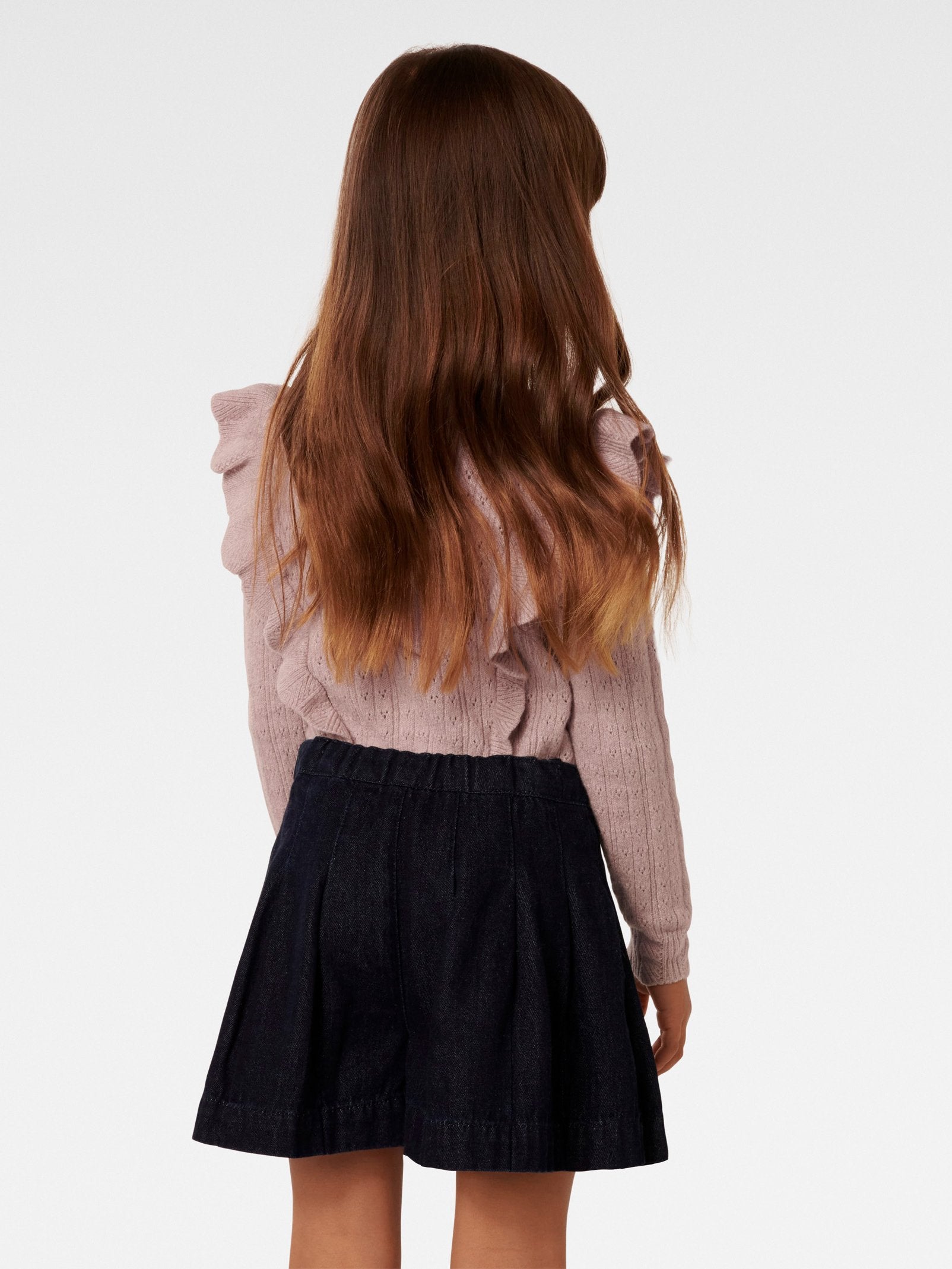 Mabel Girls Denim Skort