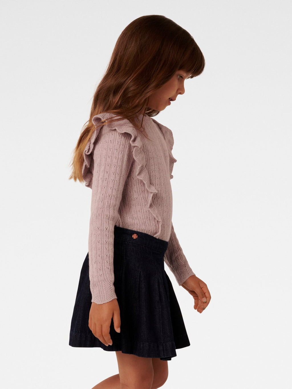 Mabel Girls Denim Skort