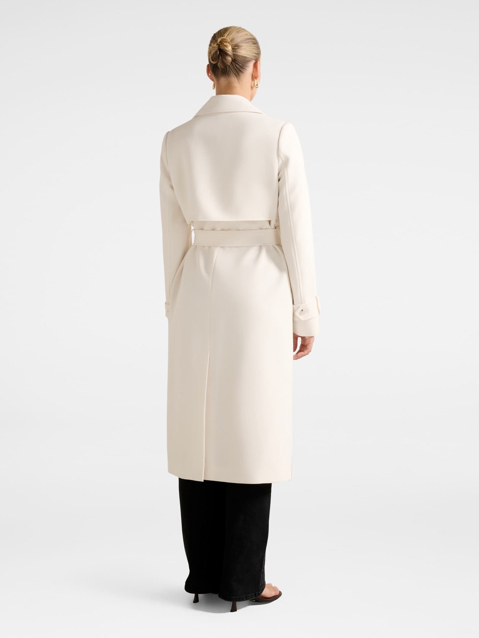 Lydia Crepe Trench