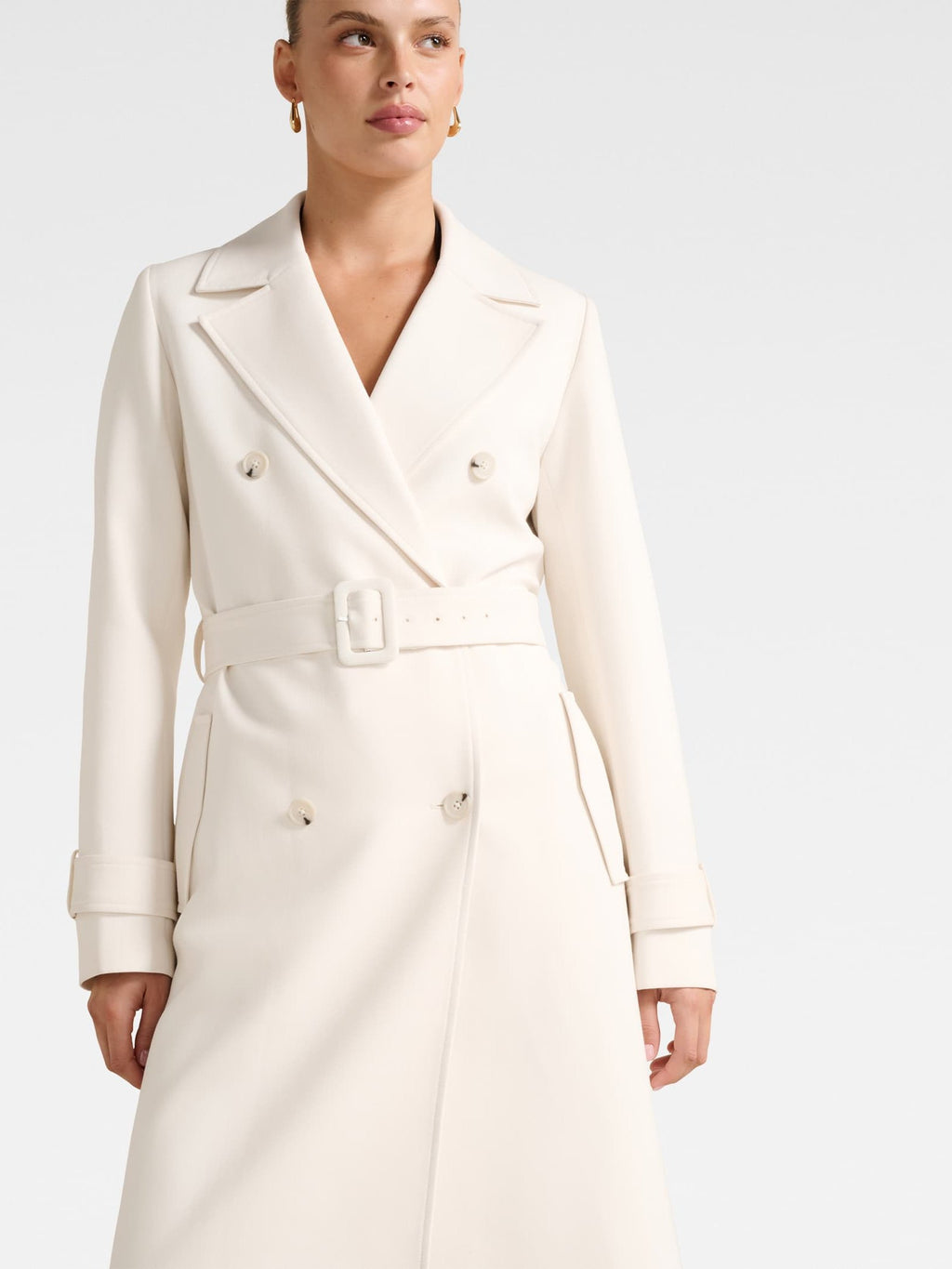 Lydia Crepe Trench