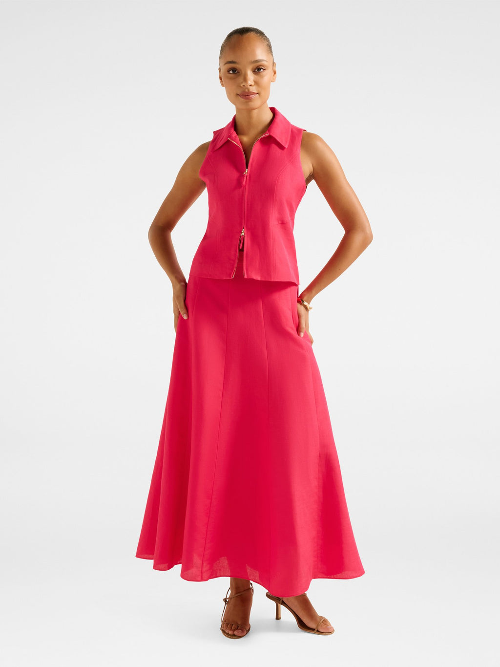  Felicity Zip Front Halter 
