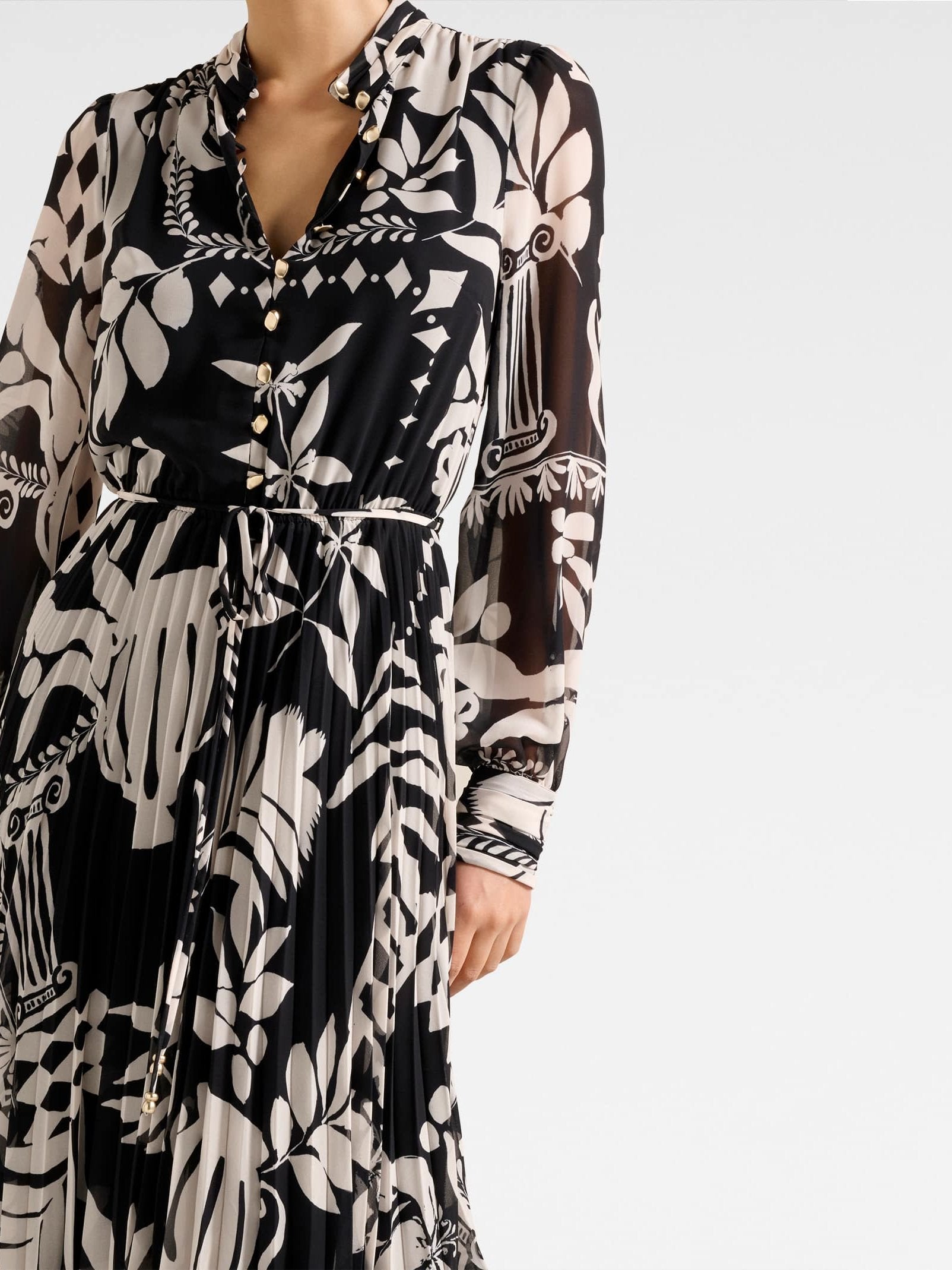  Annabel Button Through Midi Dress
