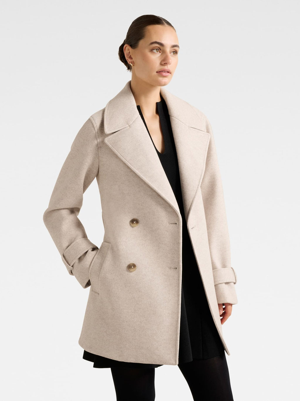 Belle Short Wrap Coat