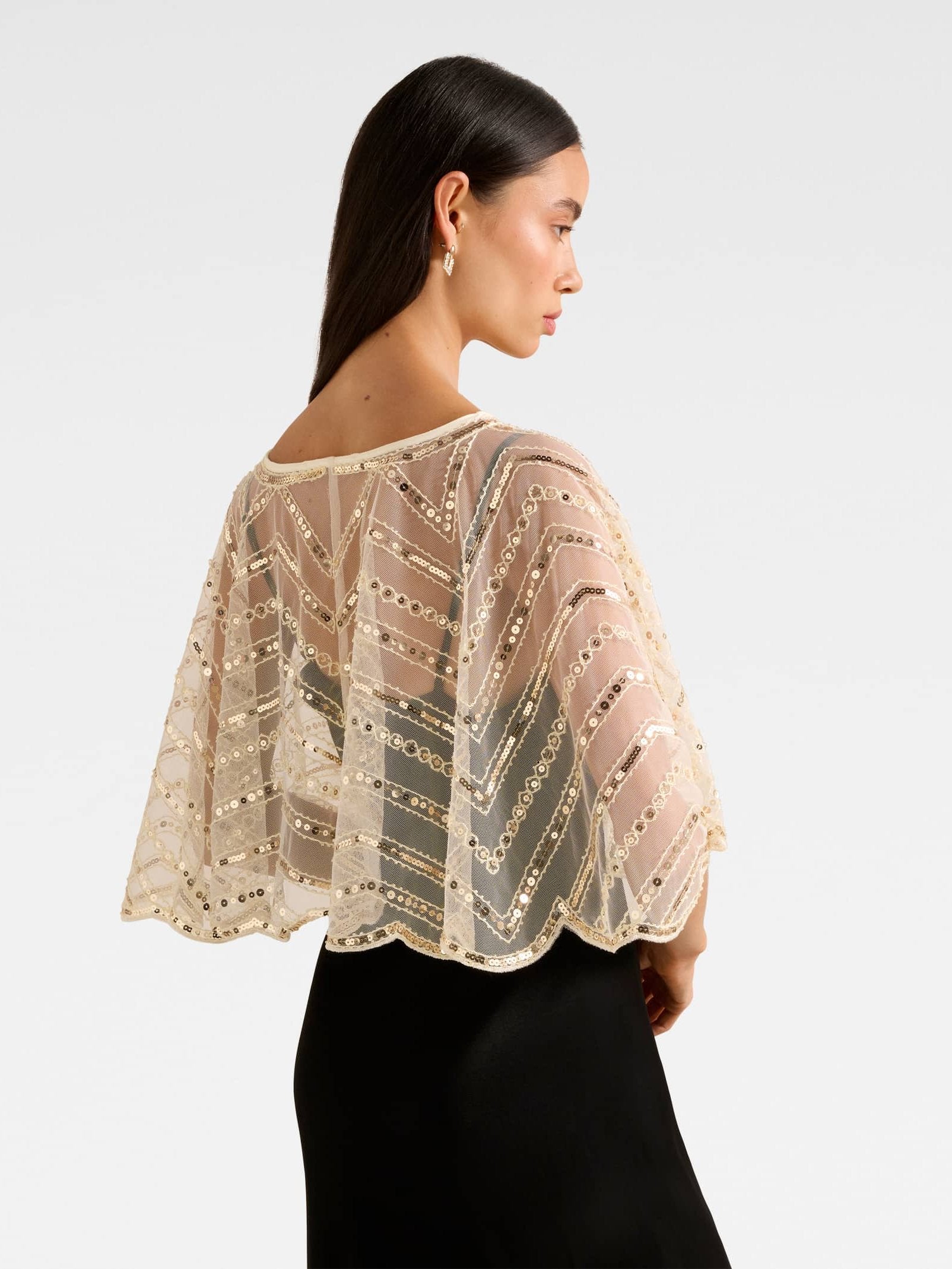  Scarlett Sequin Cape