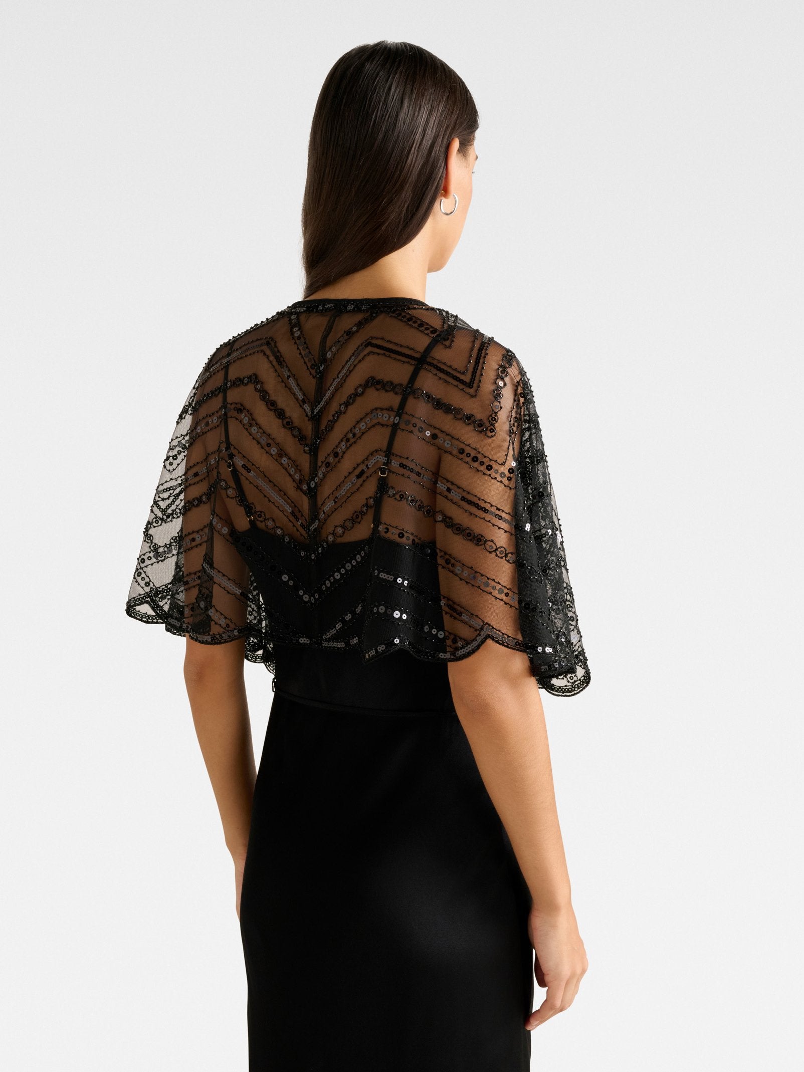  Scarlett Sequin Cape