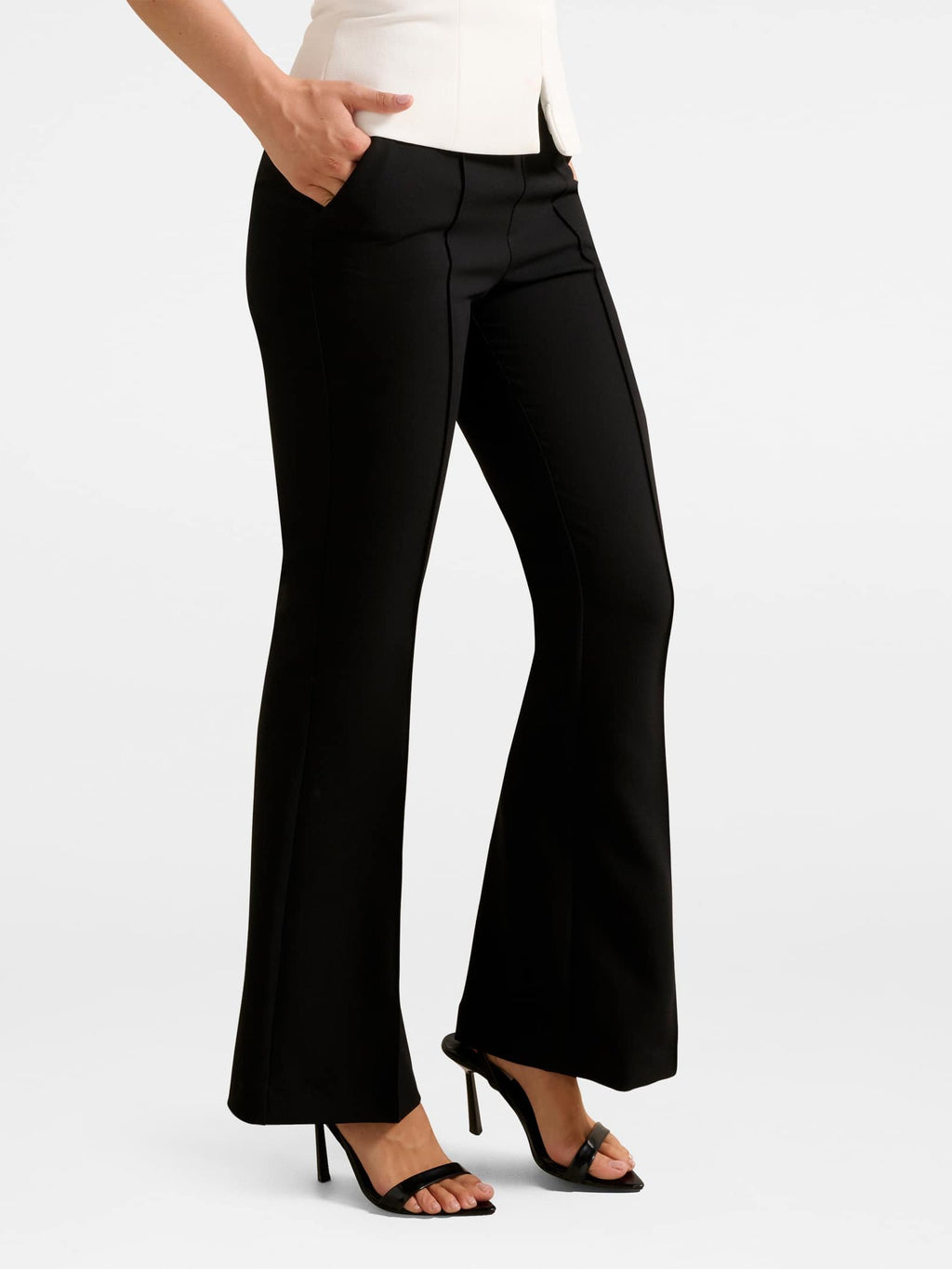  Bethany Pintuck Flare Pant