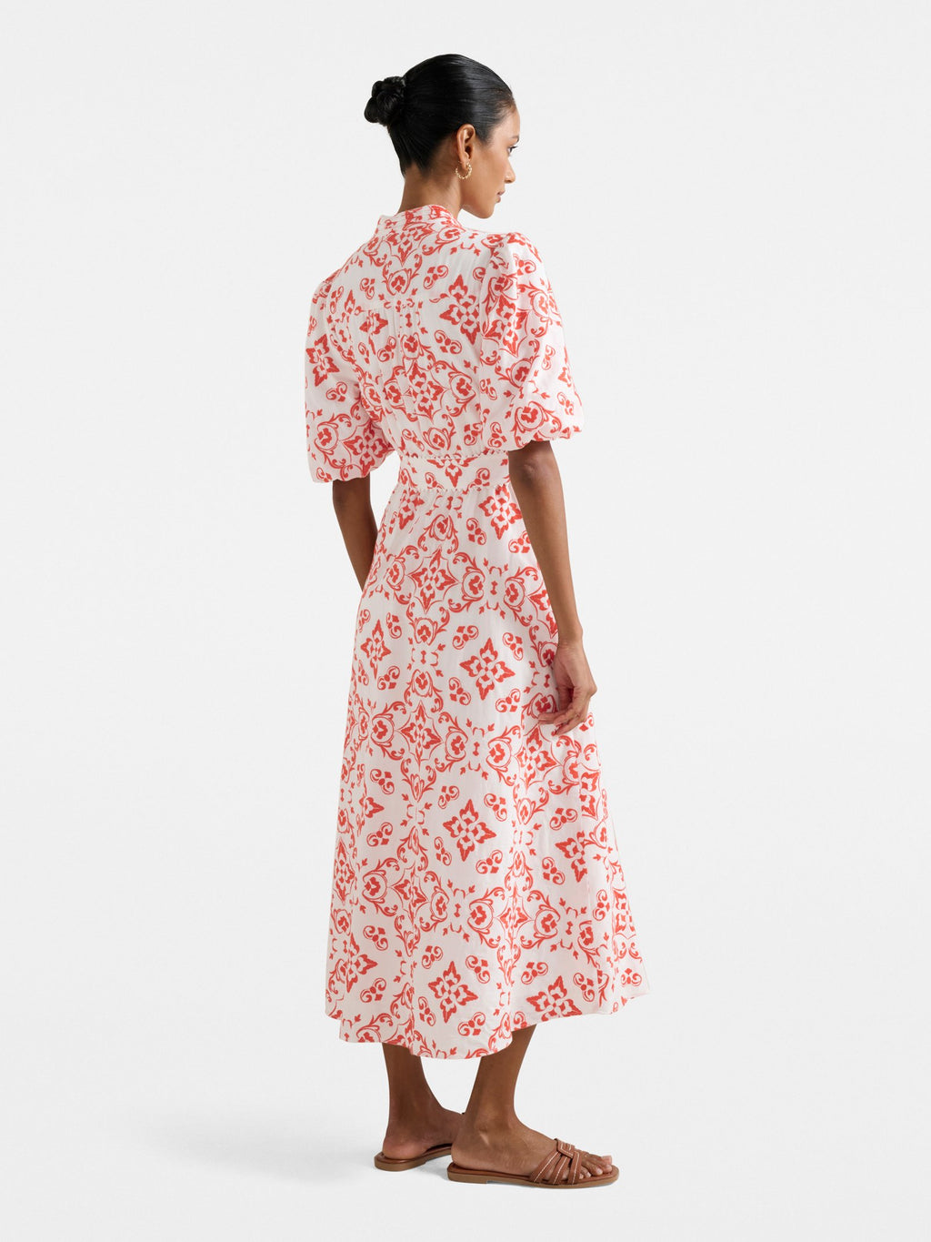  Rhiannon Petite Broderie Midi Dress