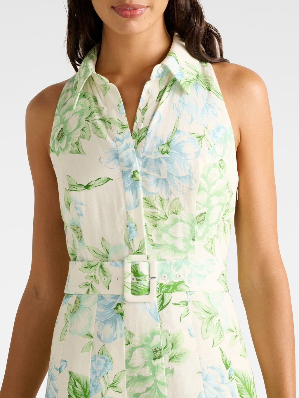  Lindsey Linen Tennis Dress
