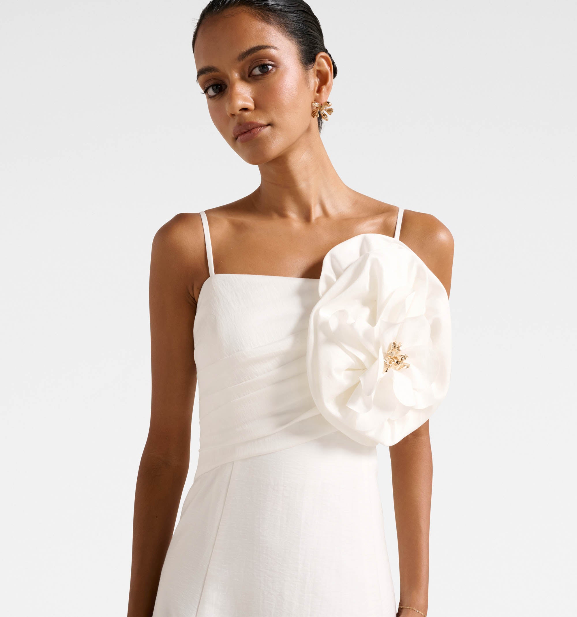 Felicia Petite Flower Midi Dress