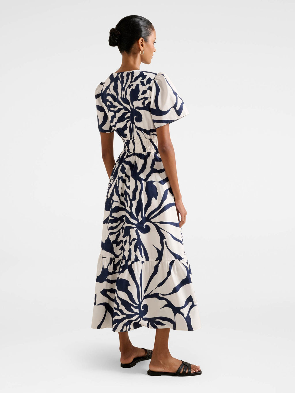  Eleanor Petite Short Sleeve Midi Dress