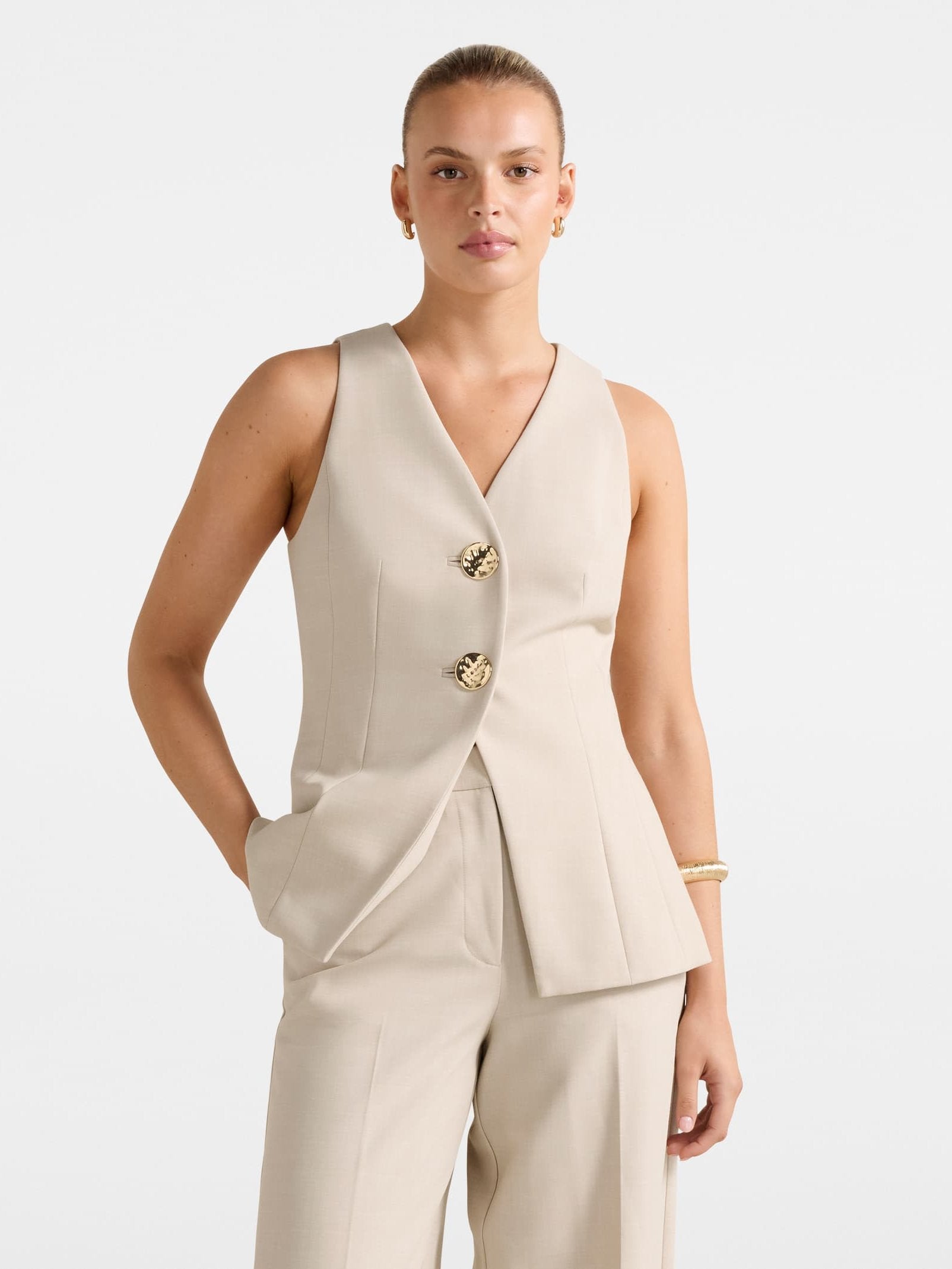 Lulu Long Waistcoat