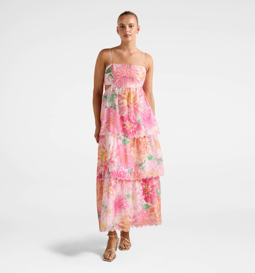 Shauna Tiered Midi Dress