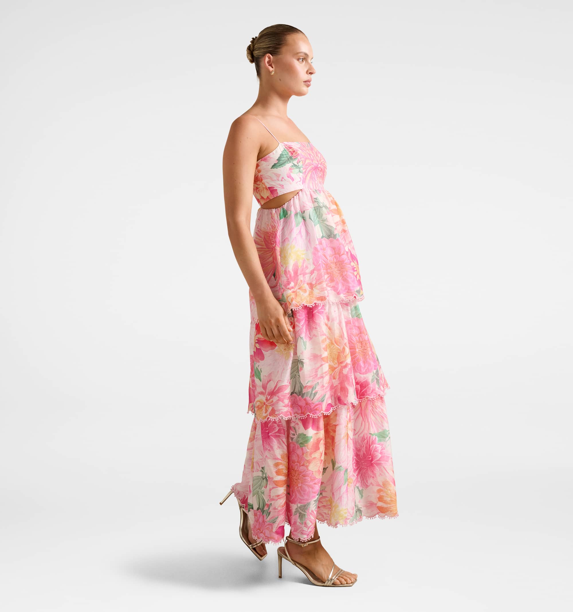 Shauna Tiered Midi Dress