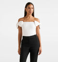 Evelyn Bow Bardot Top