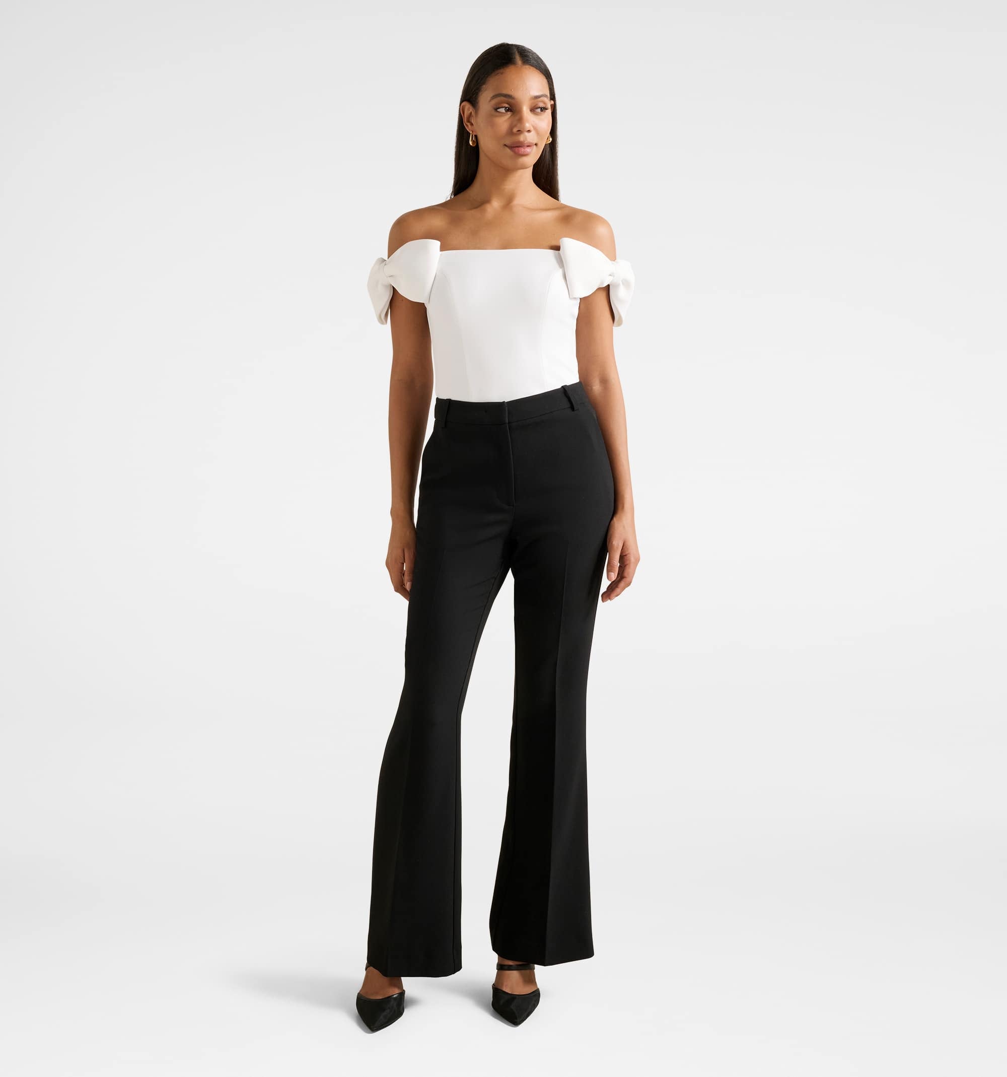 Evelyn Bow Bardot Top