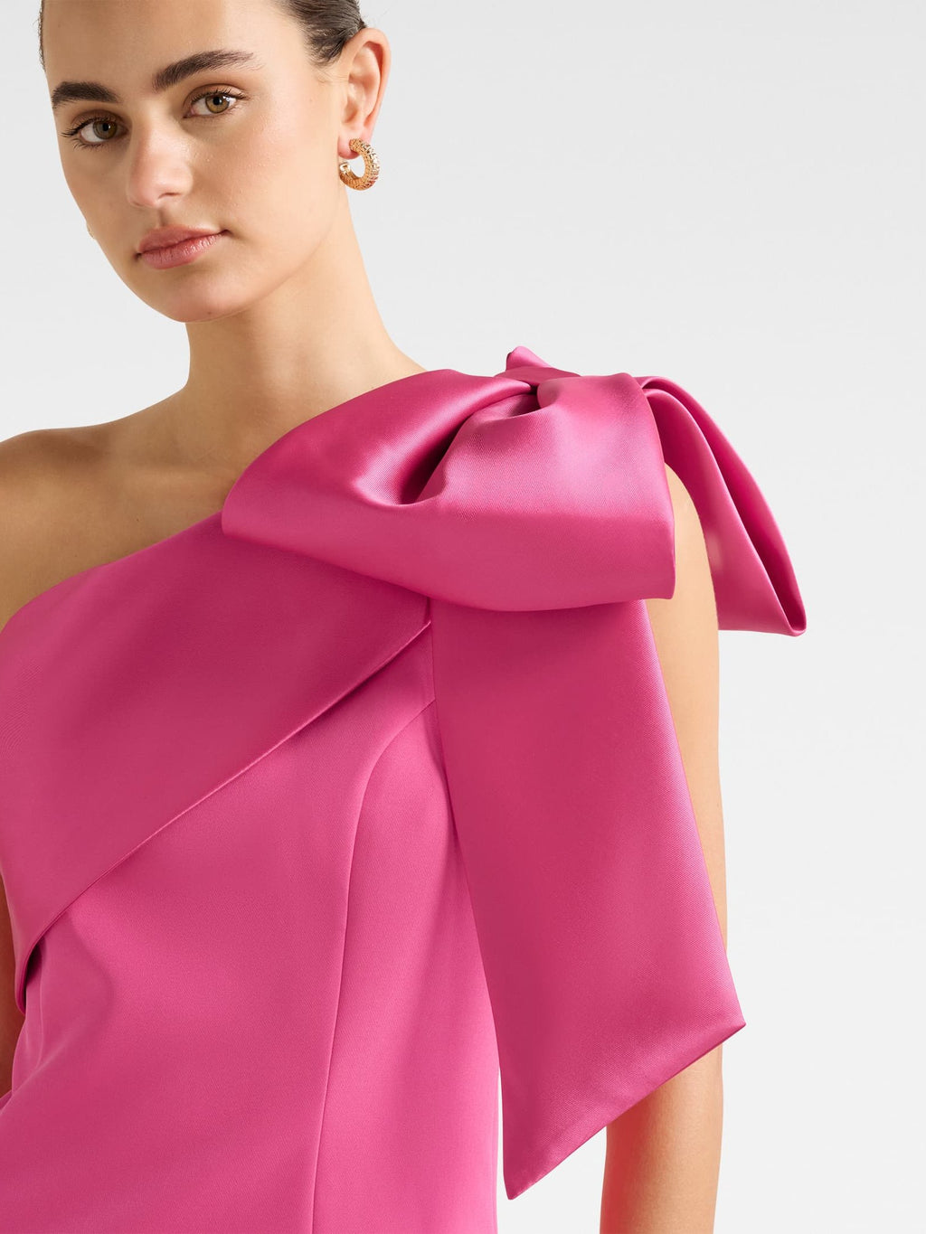  Holly Asym Bow Mini Dress