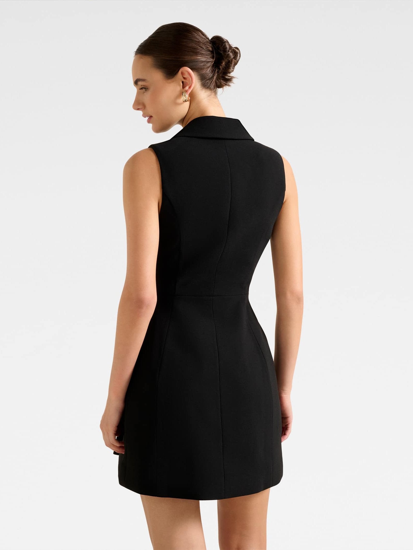  Eddie Sleeveless Blazer Mini Dress