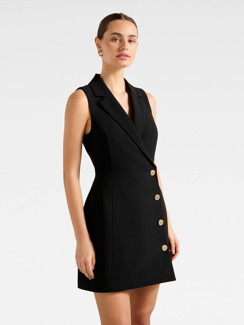  Eddie Sleeveless Blazer Mini Dress