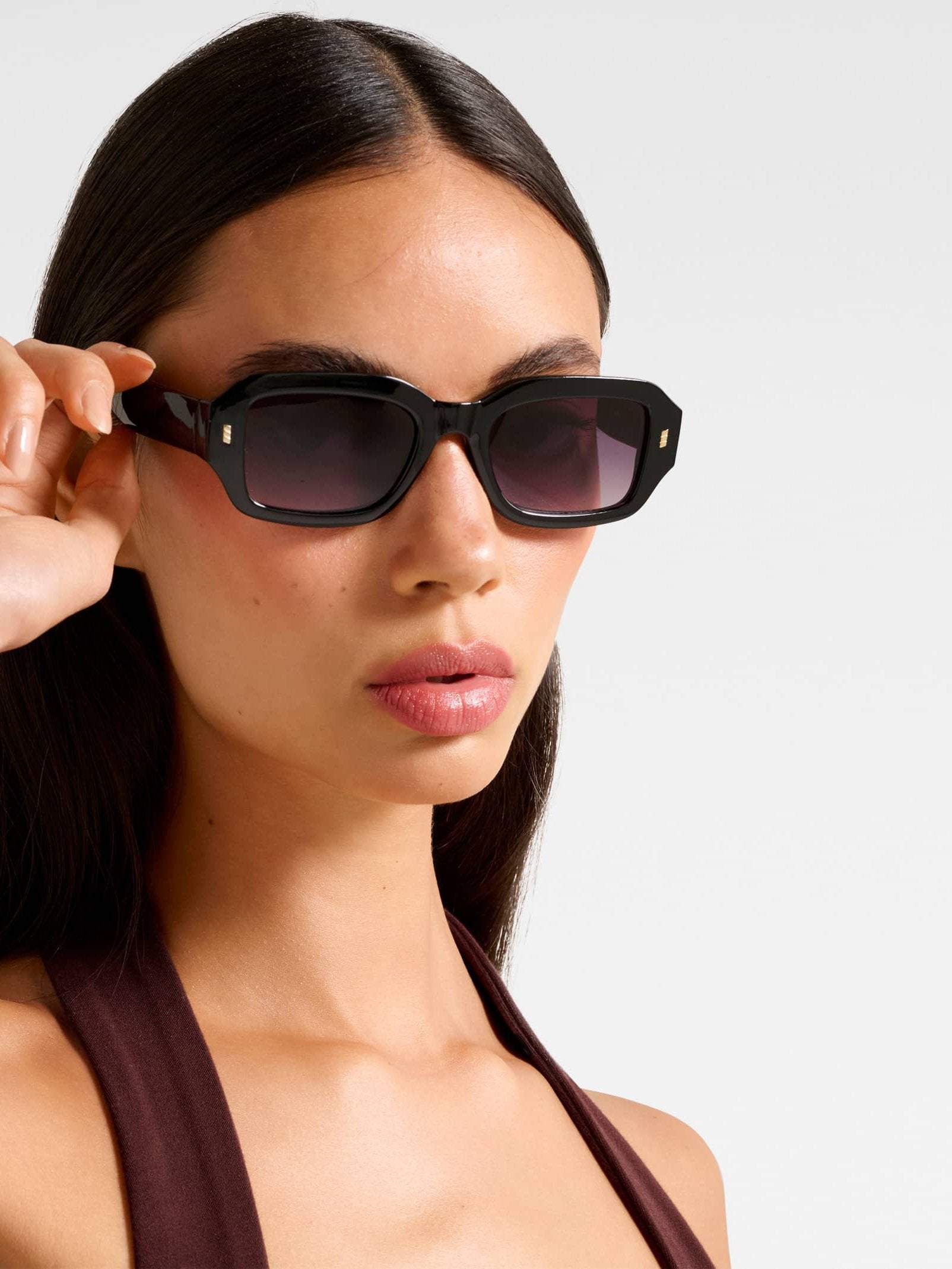  Harper Rectangular Sunglasses