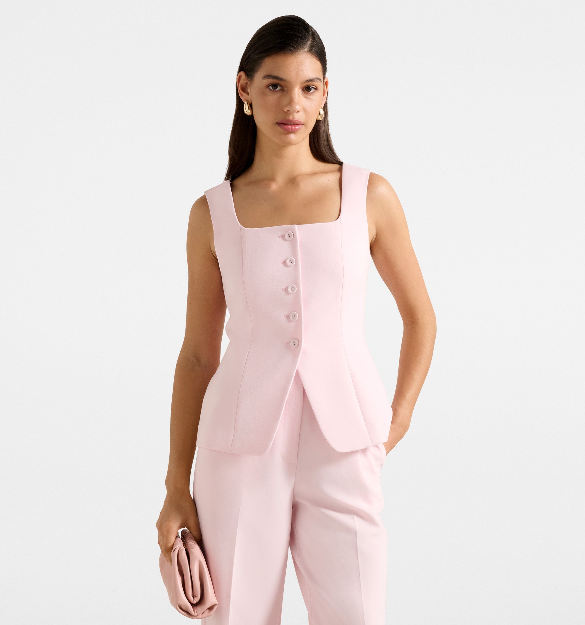 Haisley Square Neck Waistcoat