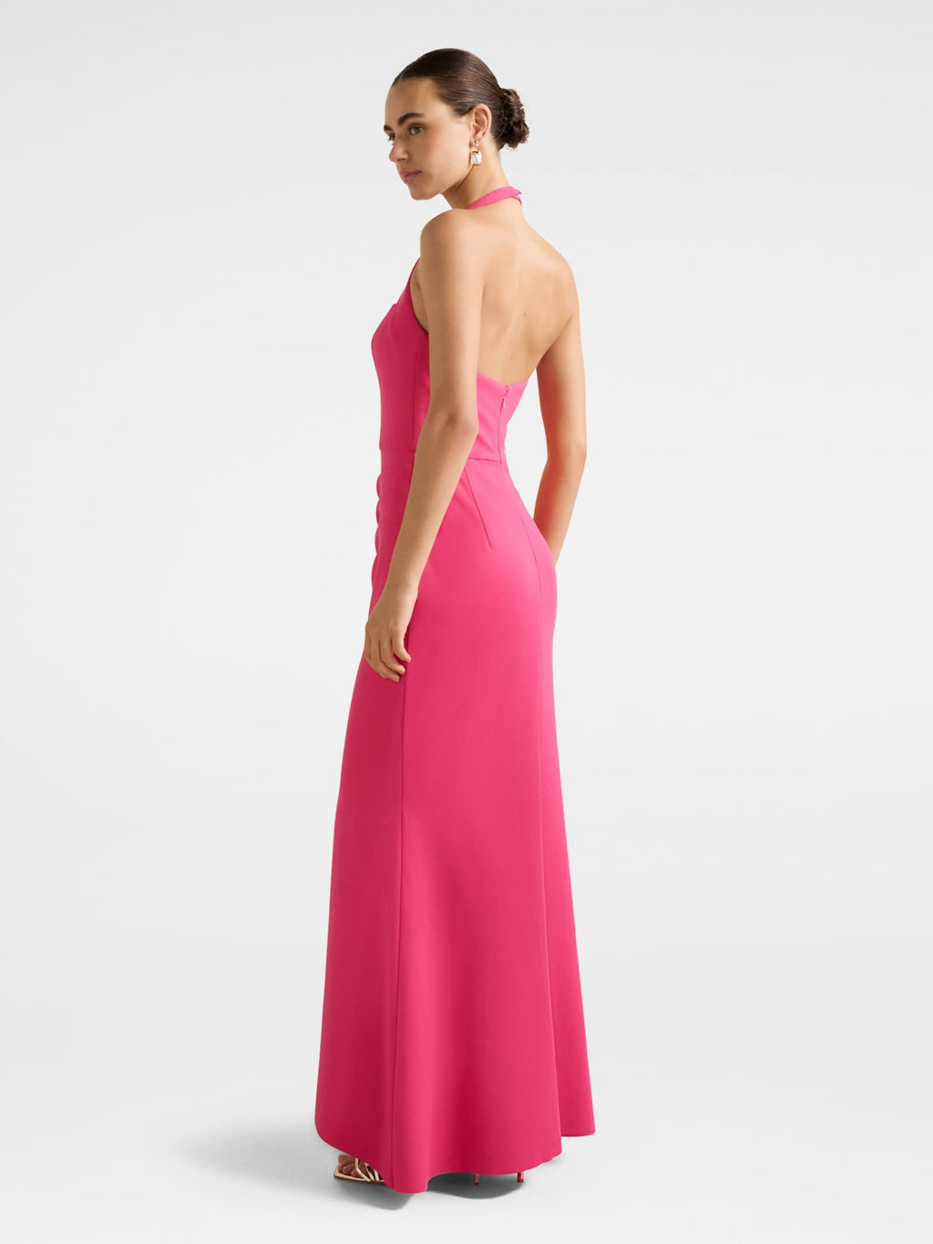  Willow Halter Wrap Maxi Dress