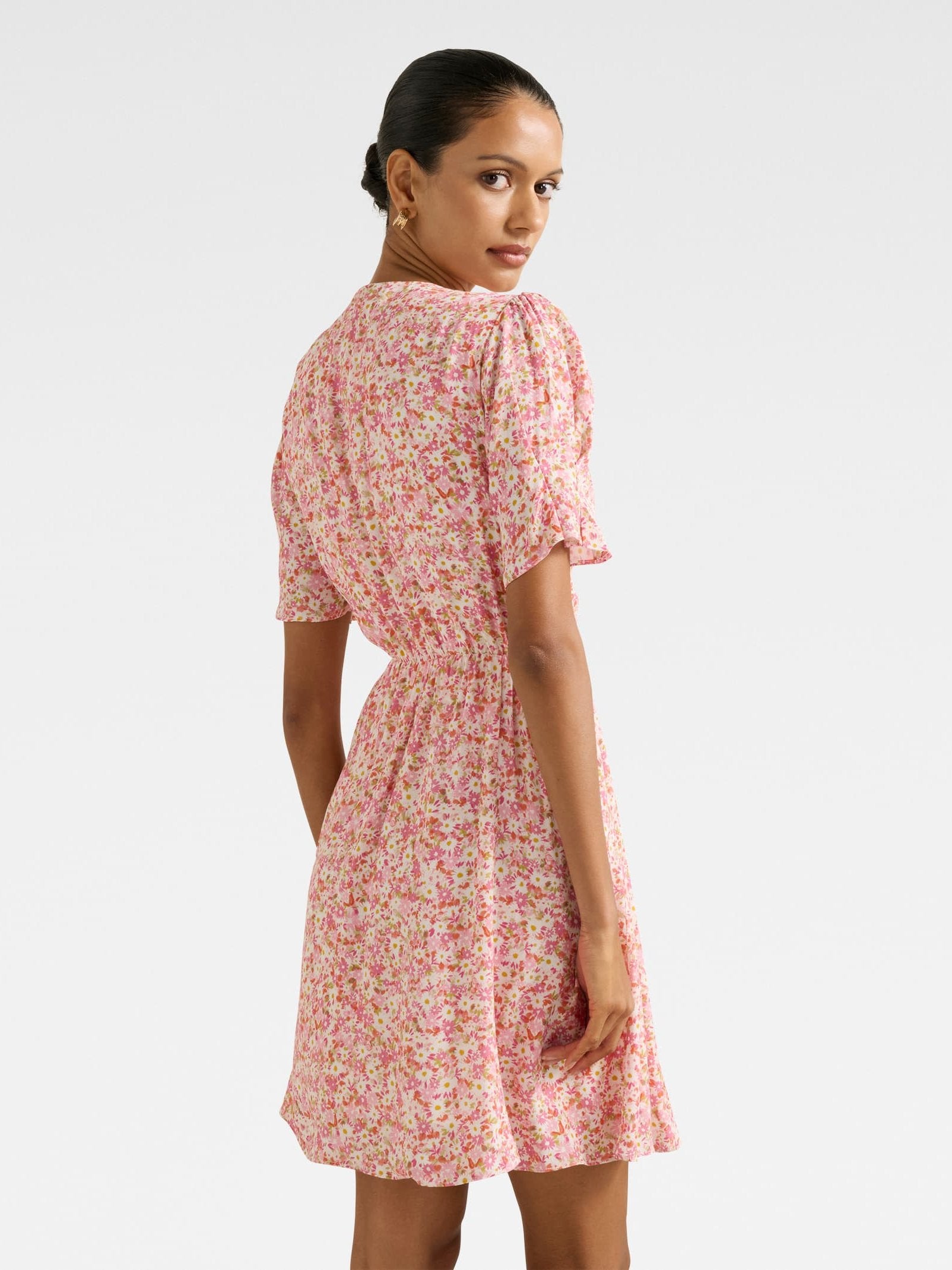  Saffron Petite Printed Sun Dress