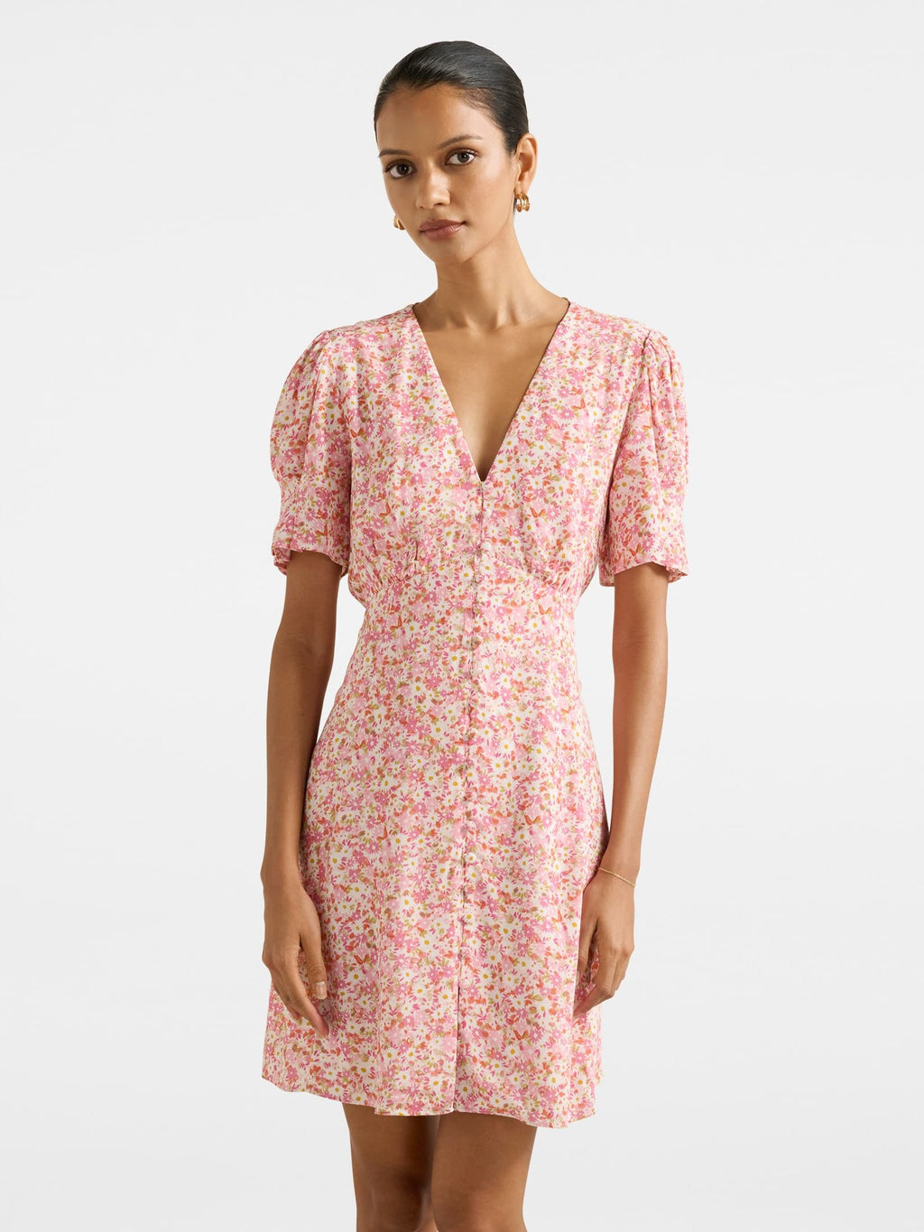 Saffron Petite Printed Sun Dress