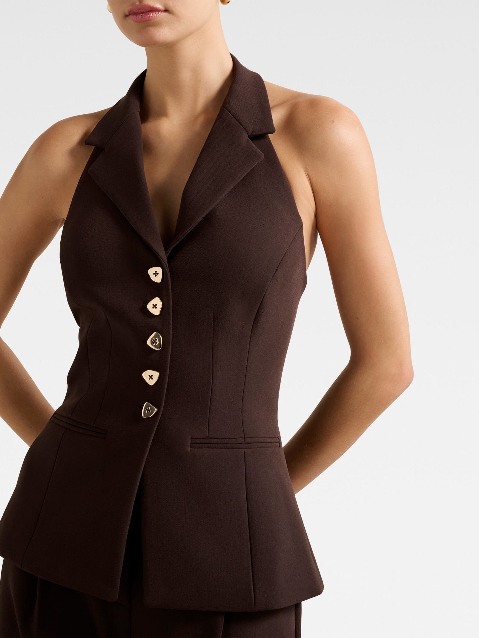  Briony Halter Waistcoat