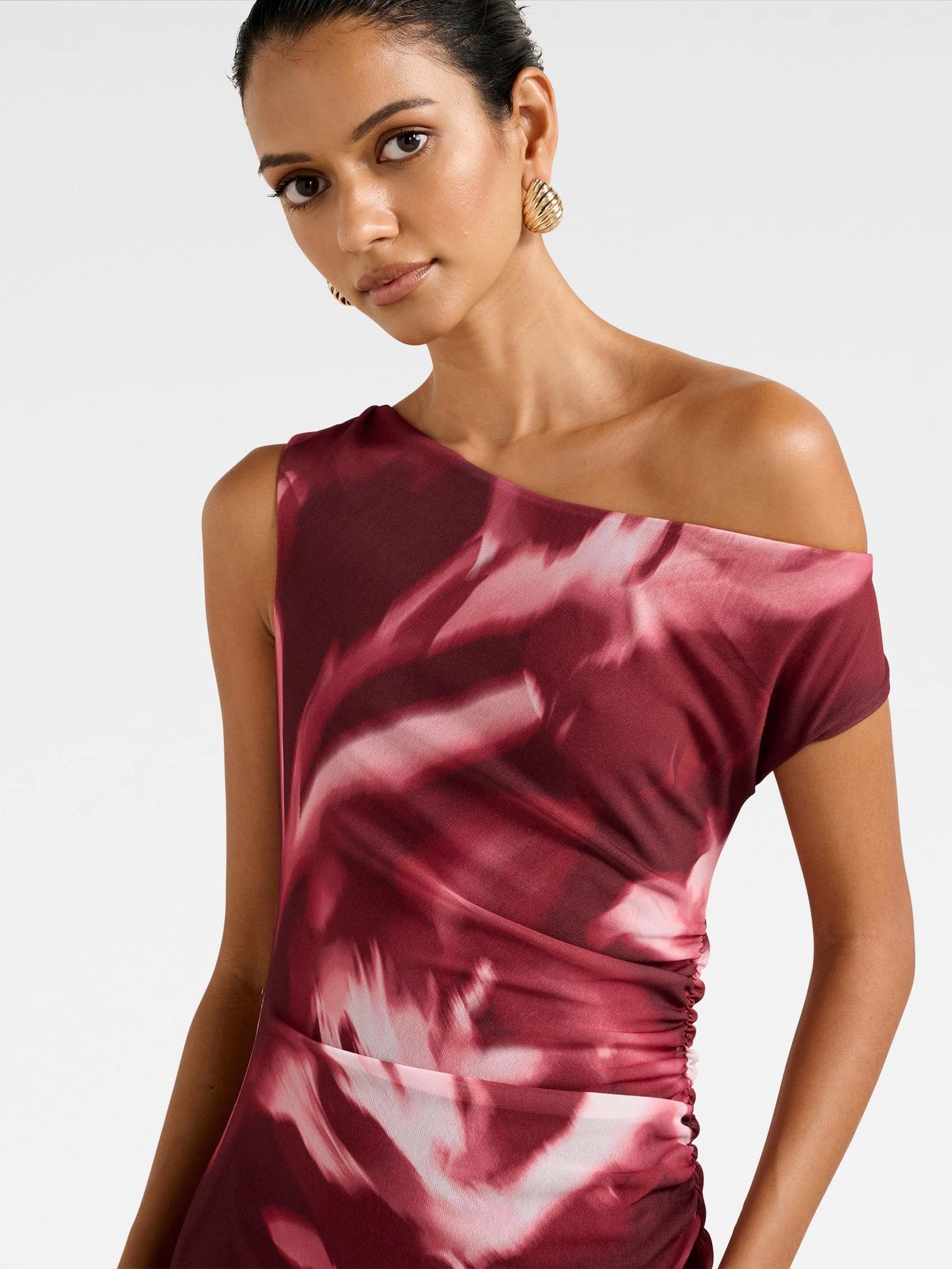 Gisella Petite Mesh Midi Dress