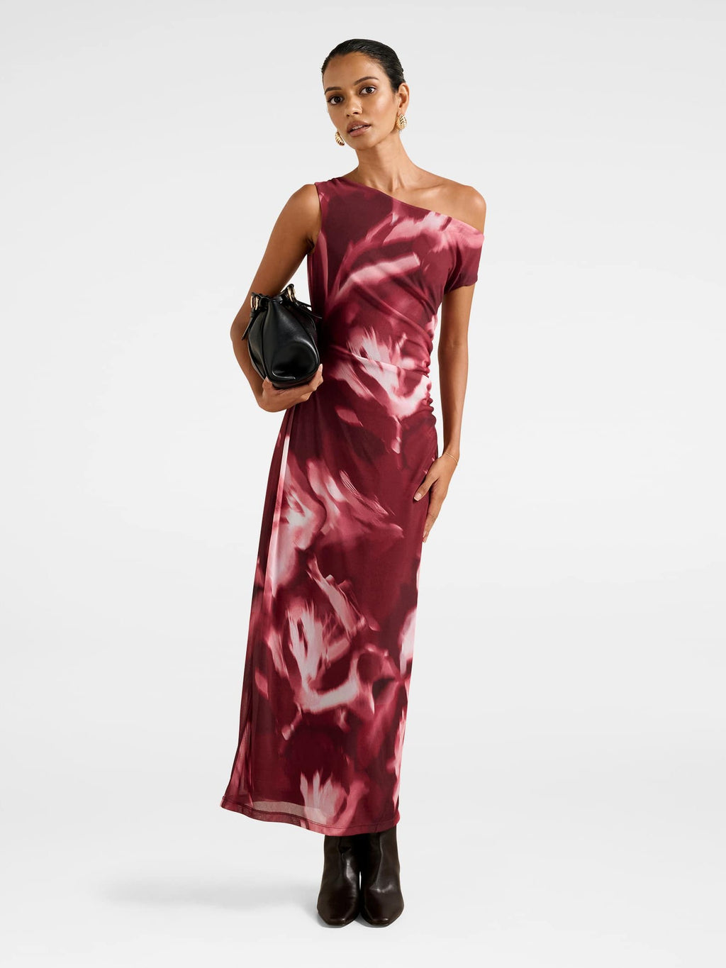 Gisella Petite Mesh Midi Dress