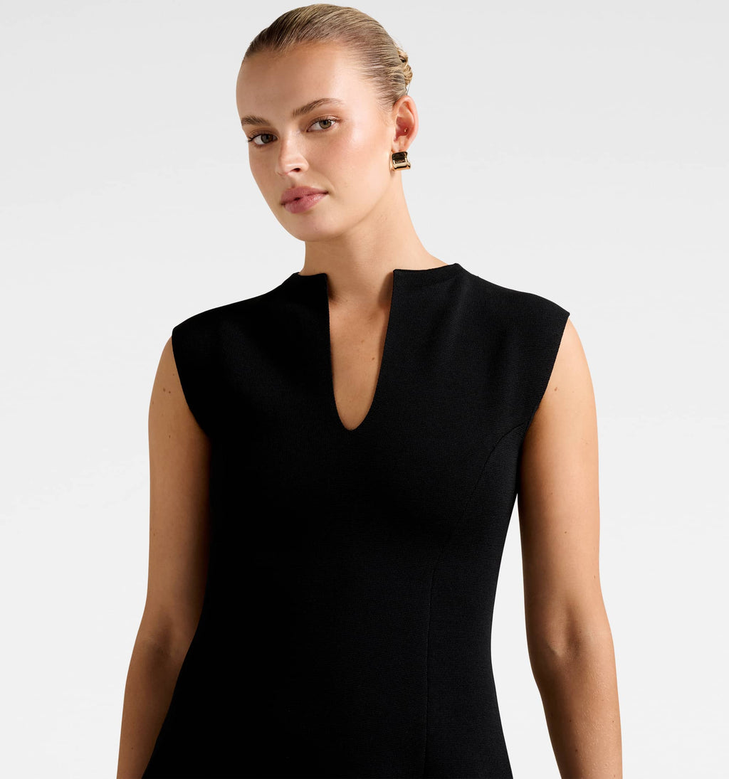 Katerina Crepe Knit Mini Dress